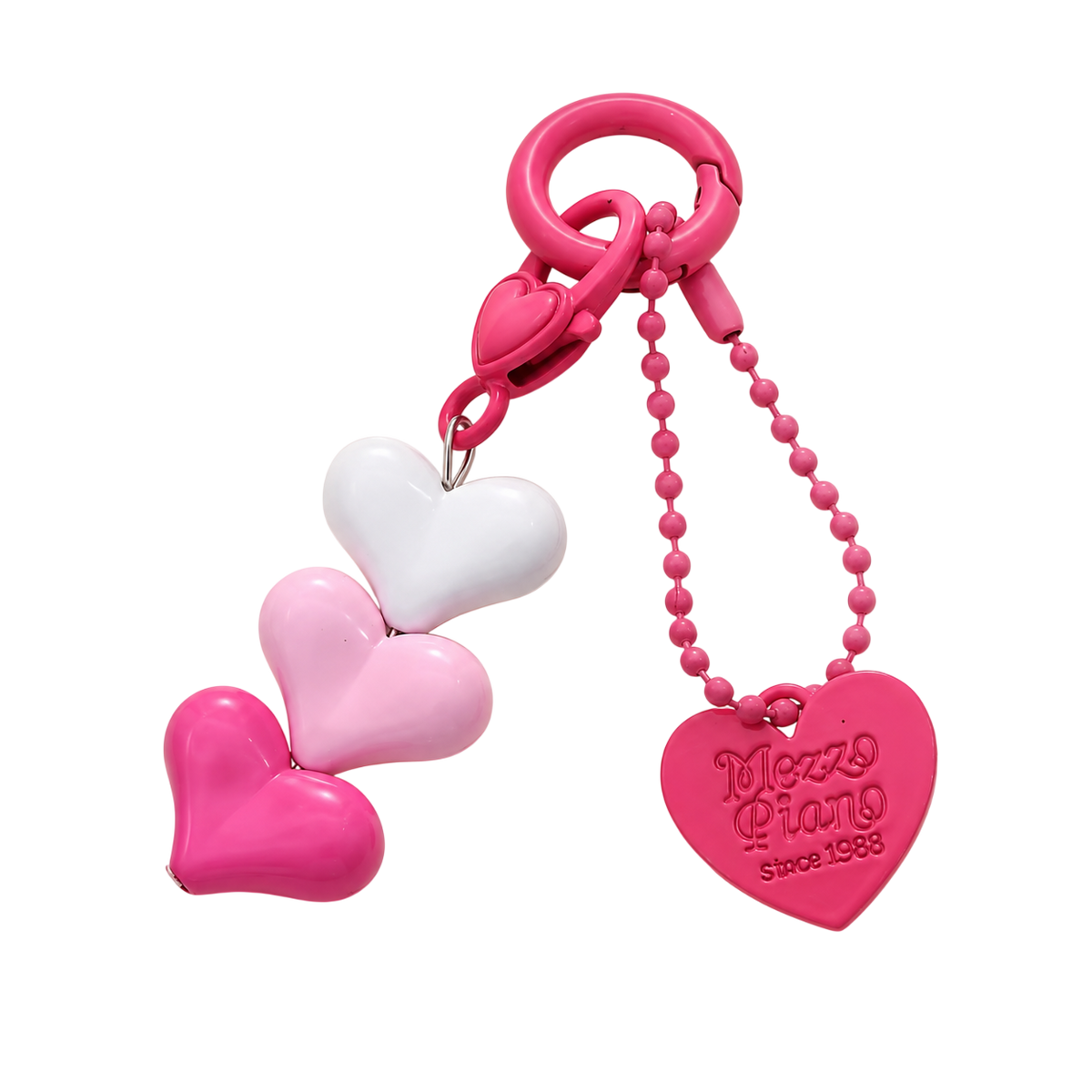 pink heart chain