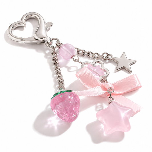 Pink strawberry chain