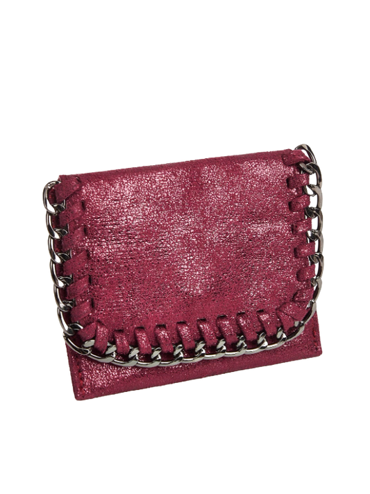 Red stella card holder