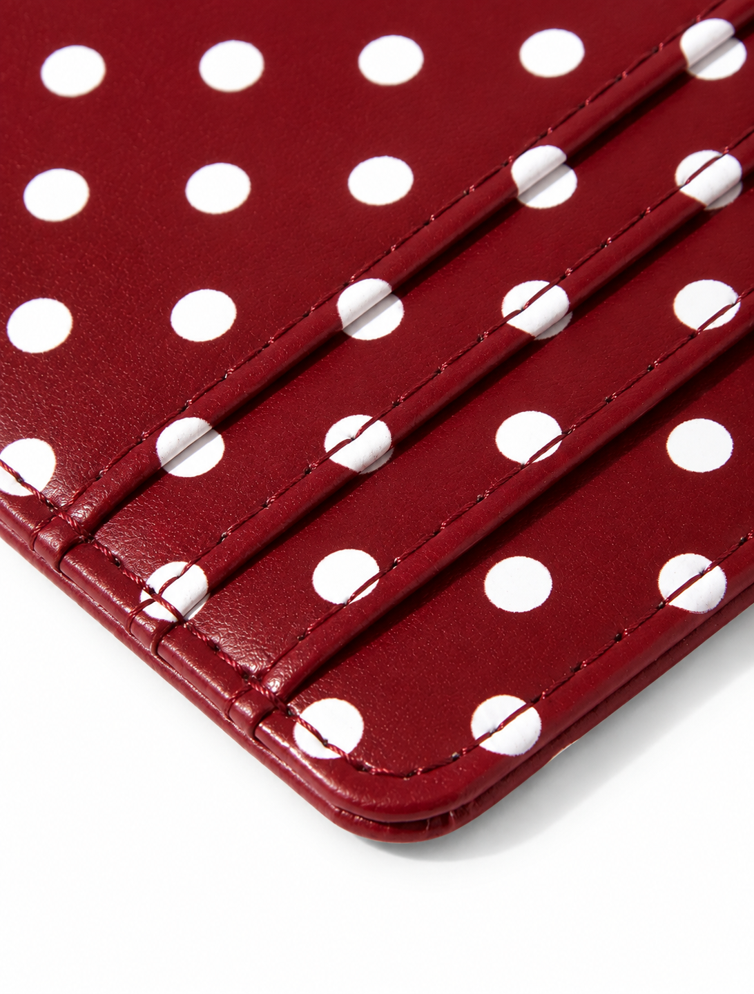 polka dots card holder