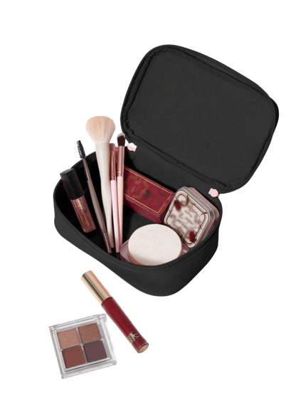 Black bow pouch