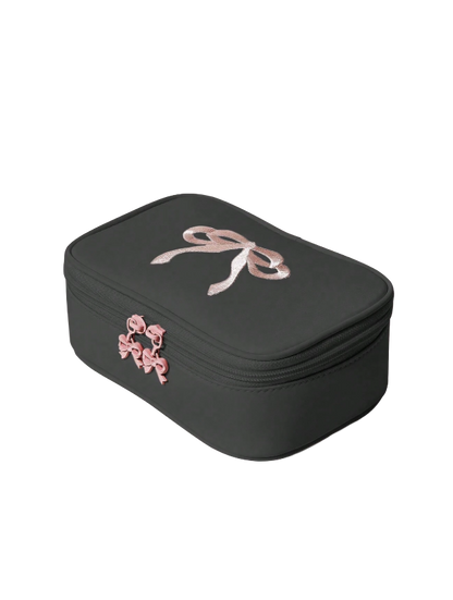 Black bow pouch