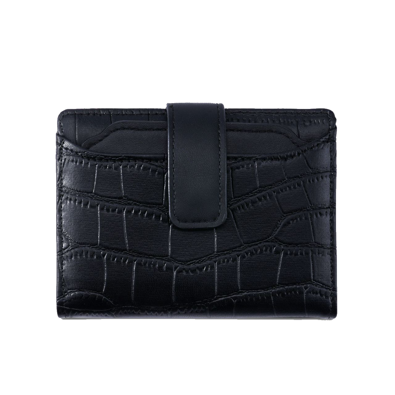 Black textured wallet