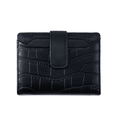 Black textured wallet