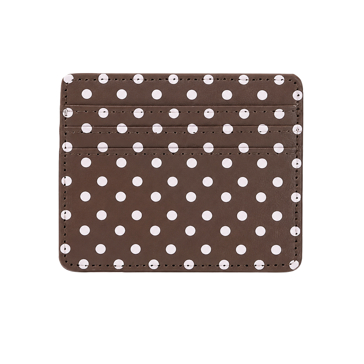 Brown Dots card holder