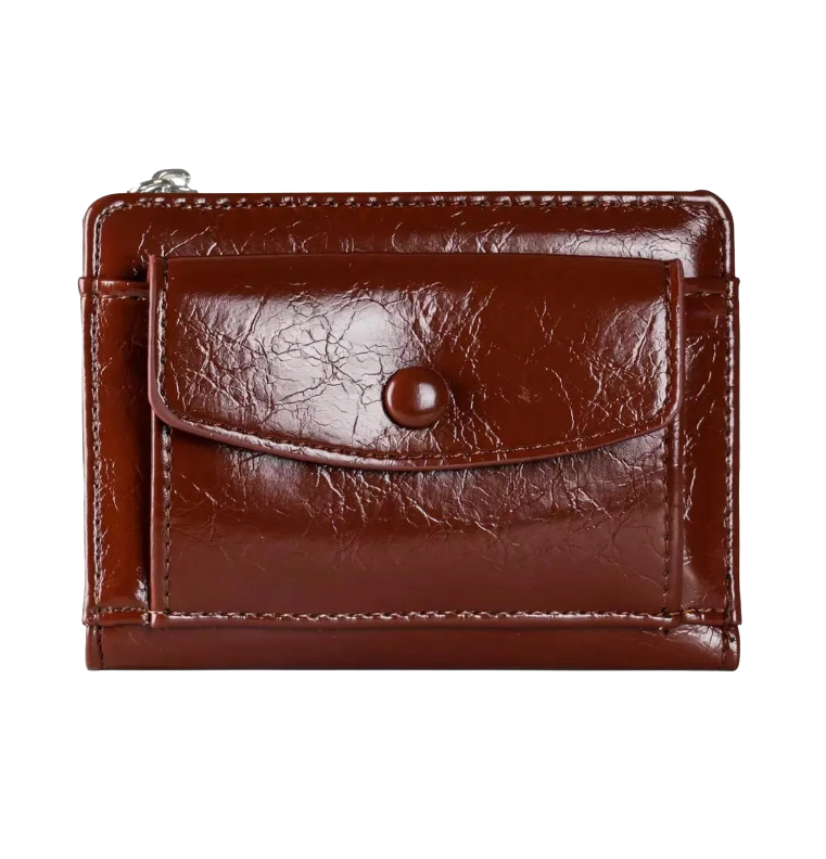 Brown leather wallet