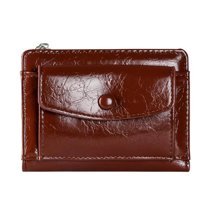 Brown leather wallet