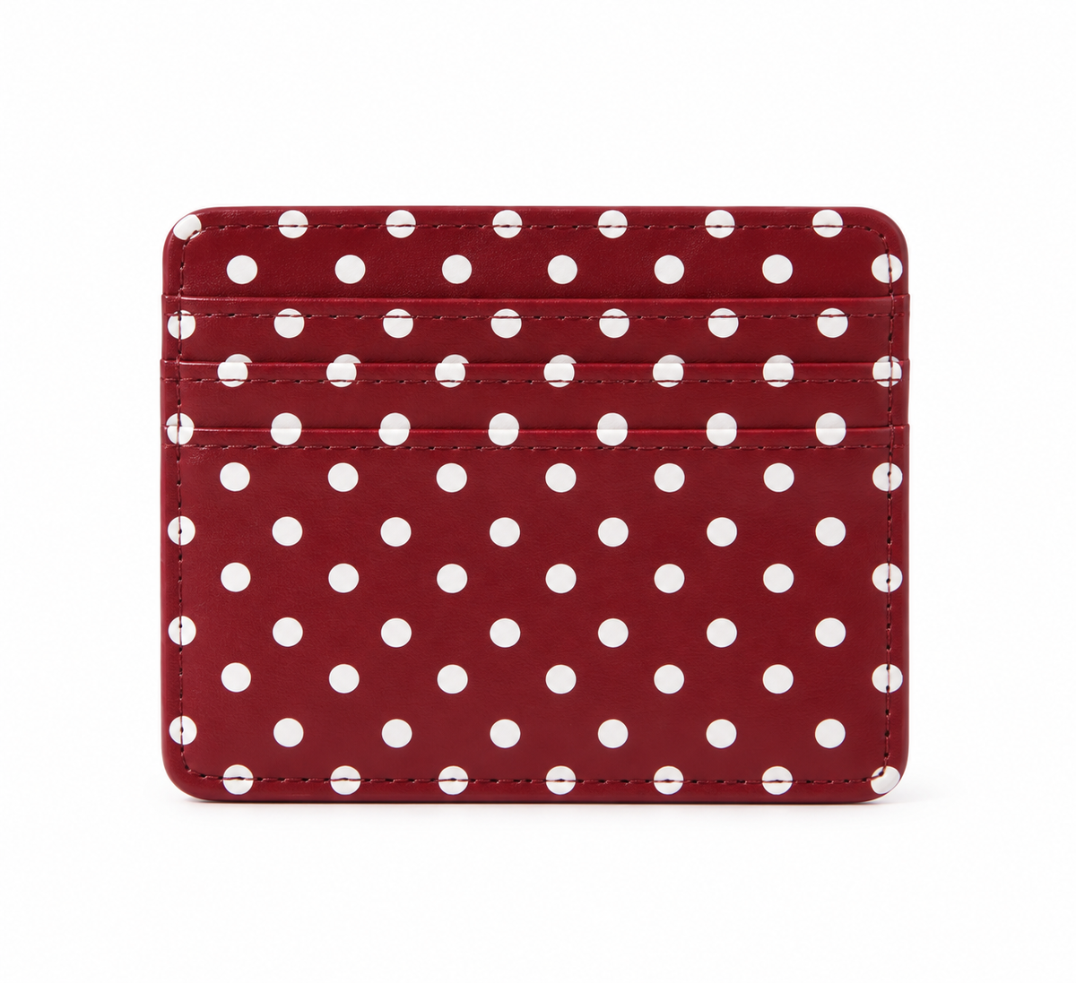 polka dots card holder