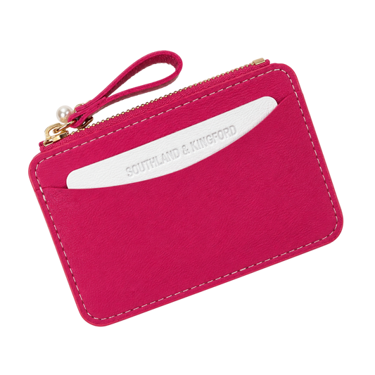 Blush pocket card holder