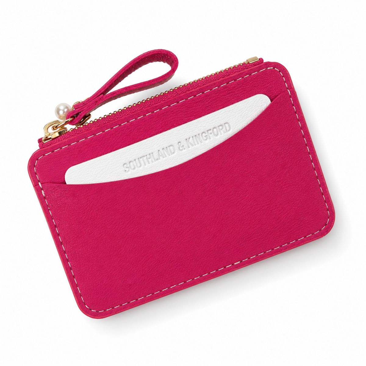 Blush pocket card holder