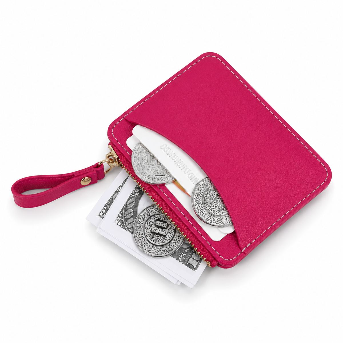 Blush pocket card holder