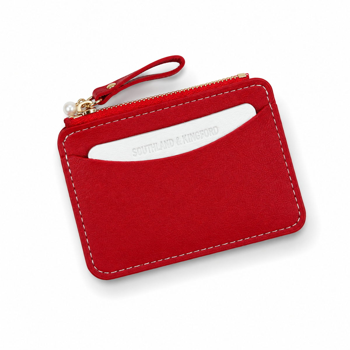 Blush pocket card holder