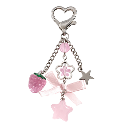 Pink strawberry chain