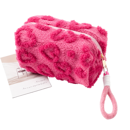 Pink heart pouch