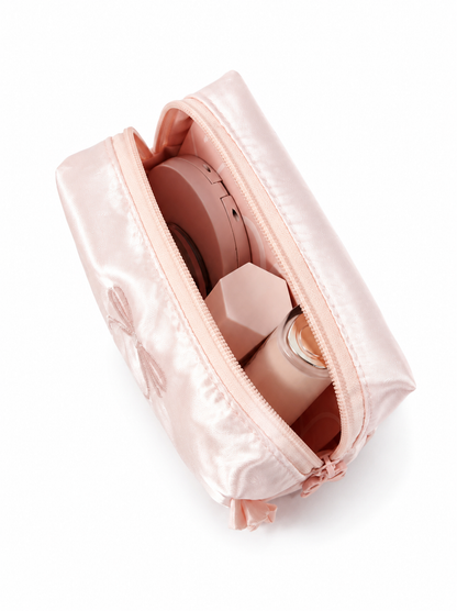 Pink Bow pouch