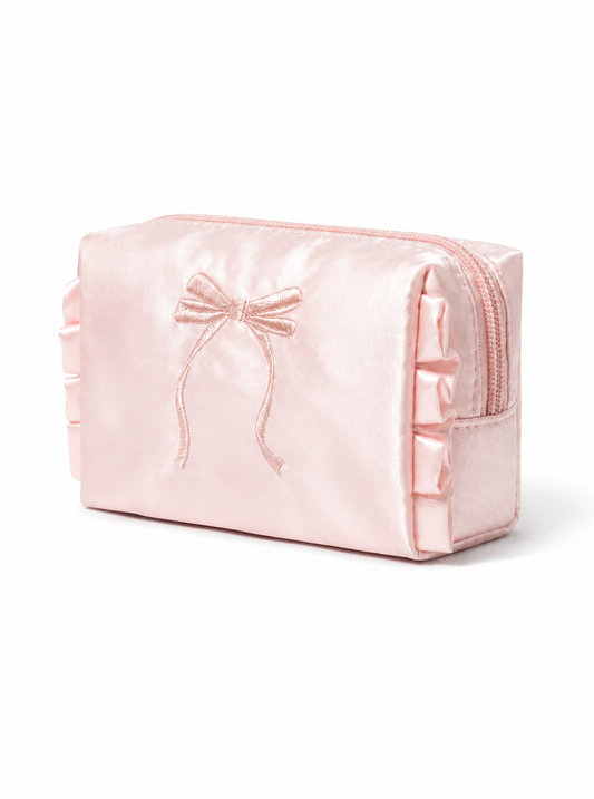 Pink Bow pouch