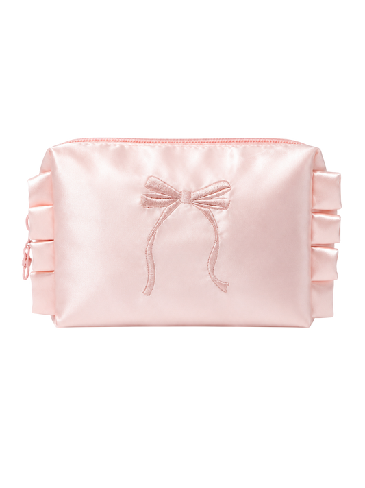 Pink Bow pouch