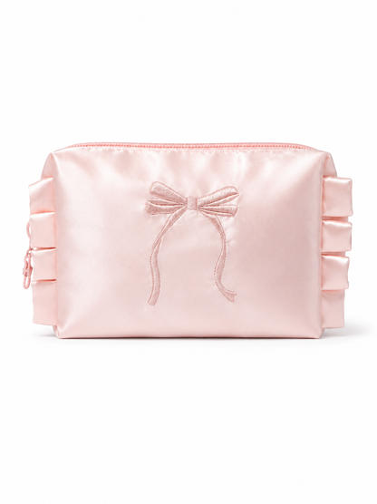 Pink Bow pouch