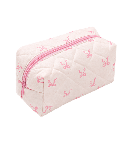 Blush Bow pouch