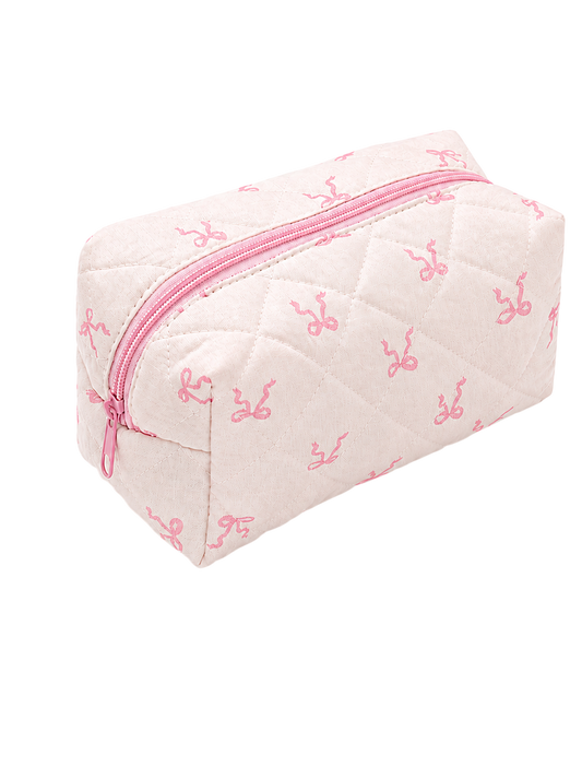 Blush Bow pouch