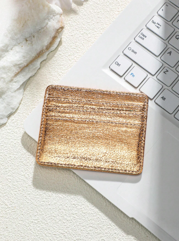 Gold glazed cardholder