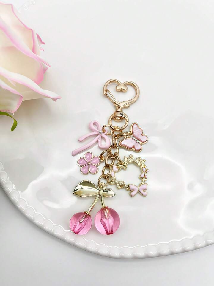 Heart pink cherry