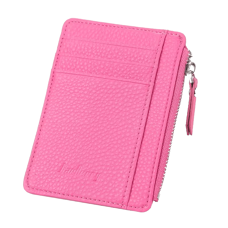 Hot pink baellerry card holder