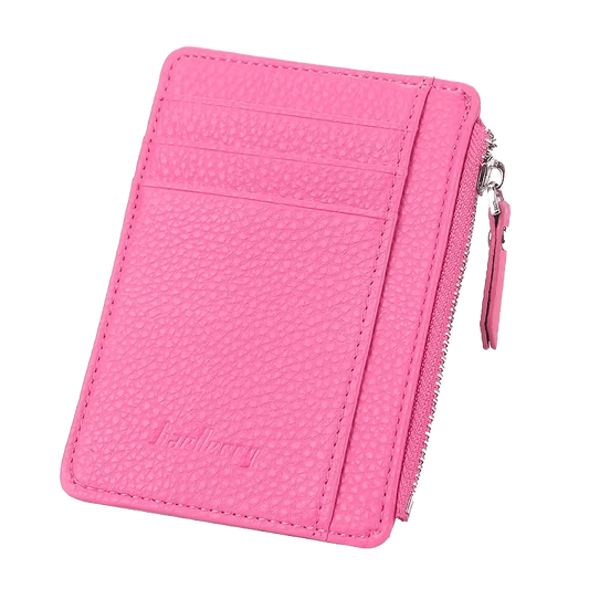 Hot pink baellerry card holder