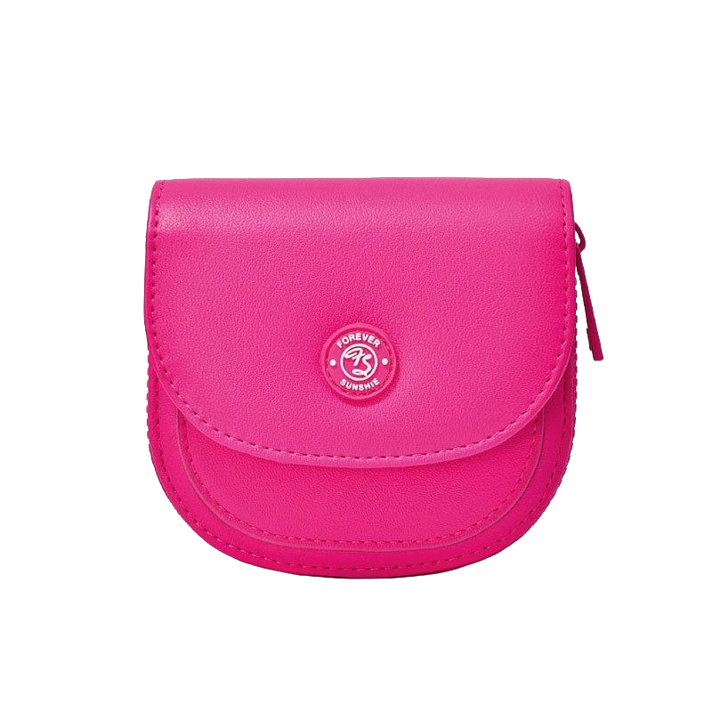 Hot pink mini wallet