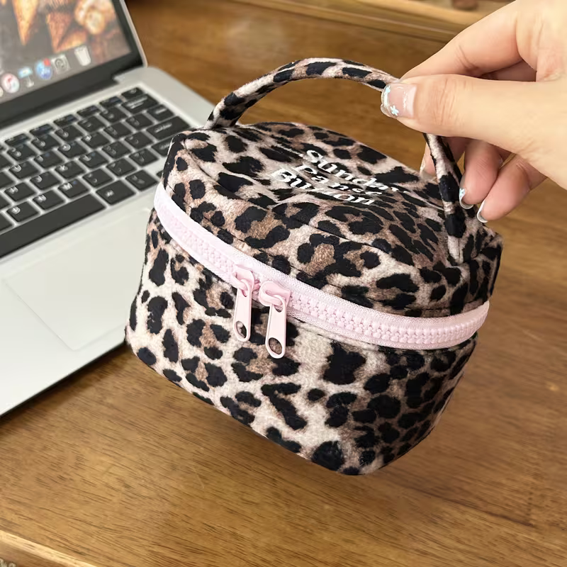 Leopard pouch