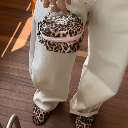 Leopard pouch