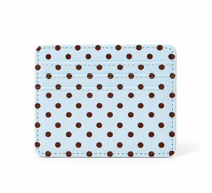 polka dots card holder