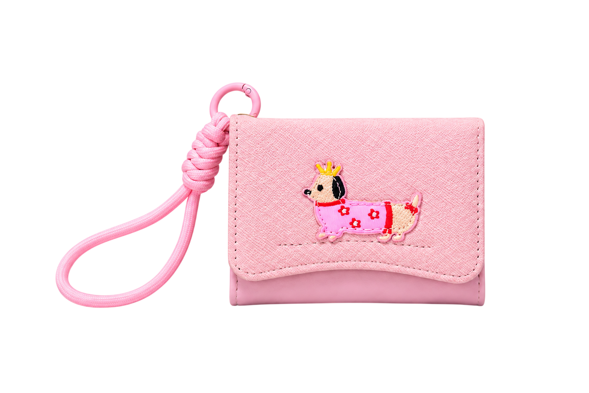 Pink Puppy Wallet
