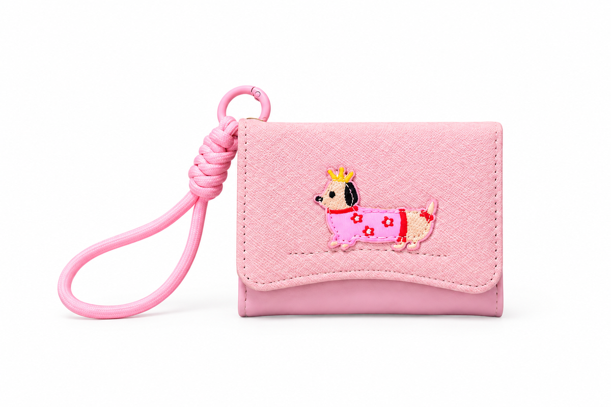 Pink Puppy Wallet