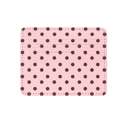 Pink Dots card holder