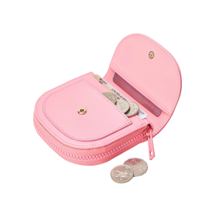 Pink mini wallet