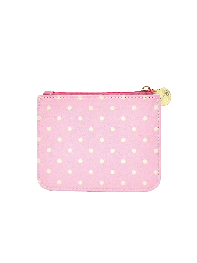 Pink strawberry card holder