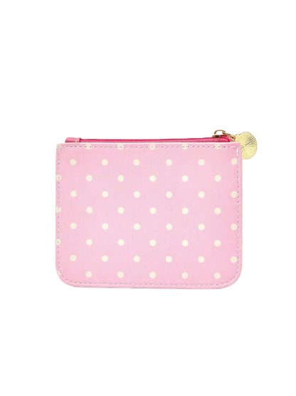 Pink strawberry card holder
