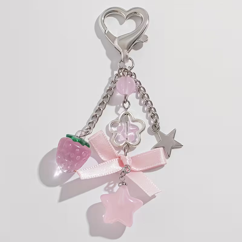 Pink strawberry chain