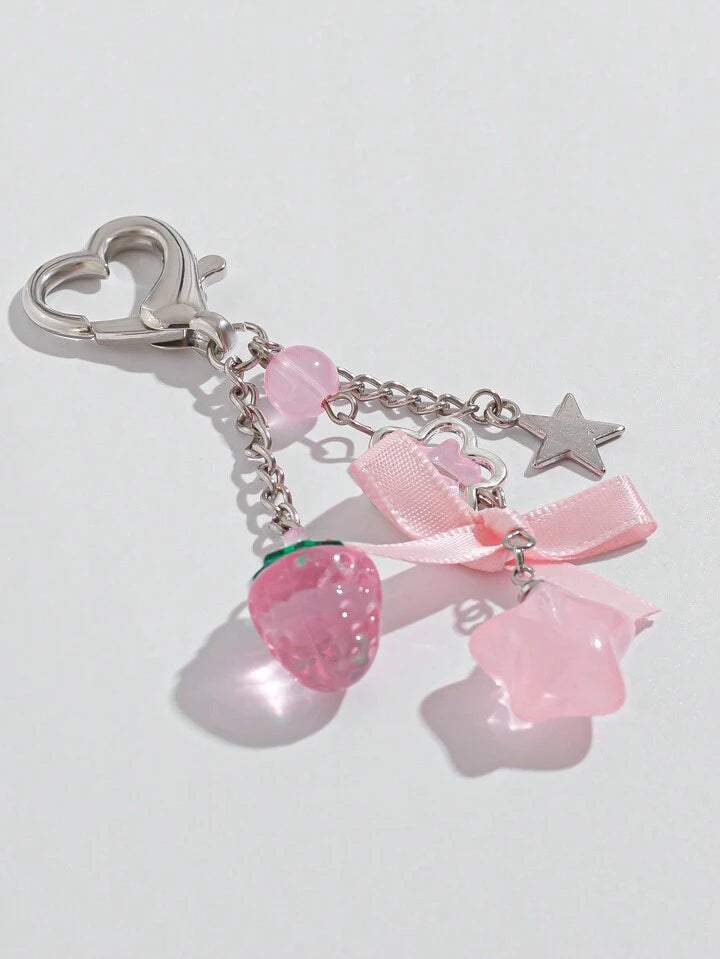 Pink strawberry chain