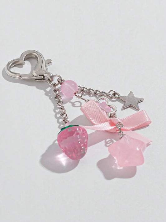 Pink strawberry chain