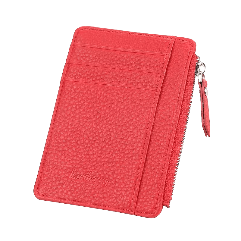 Red baellerry card holder