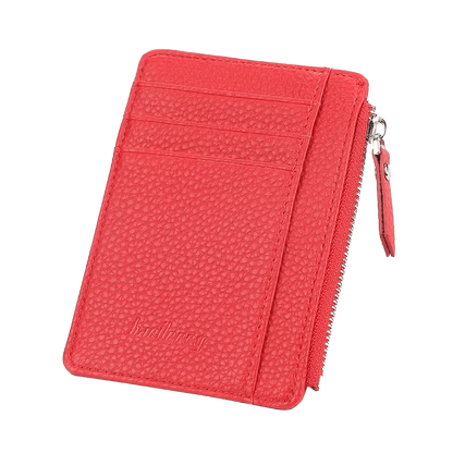 Red baellerry card holder