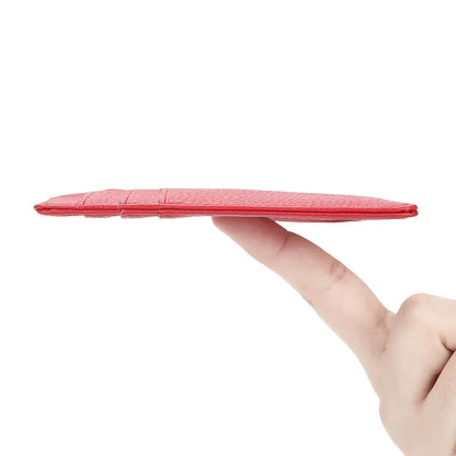 Red baellerry card holder