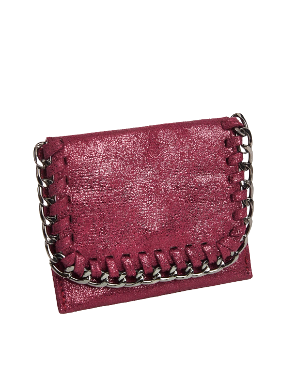 Red stella card holder