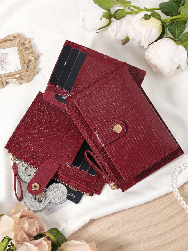 Red wine wallet