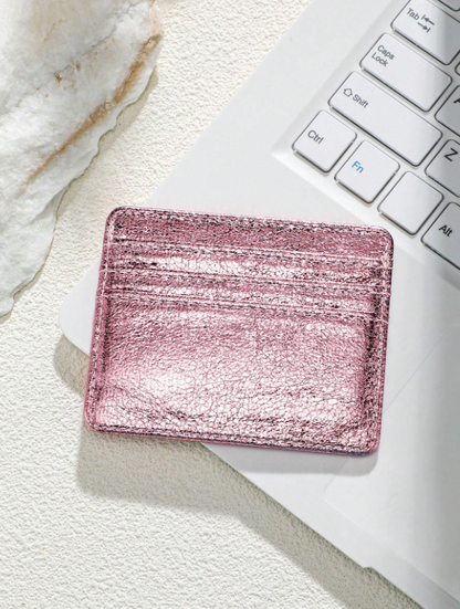Rose glazed cardholder