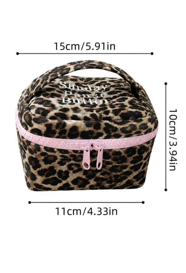 pink leo pouch