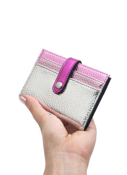 Silver glaze card holder