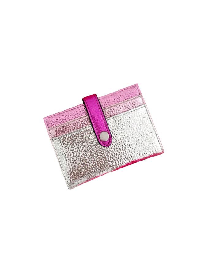 Silver glaze card holder